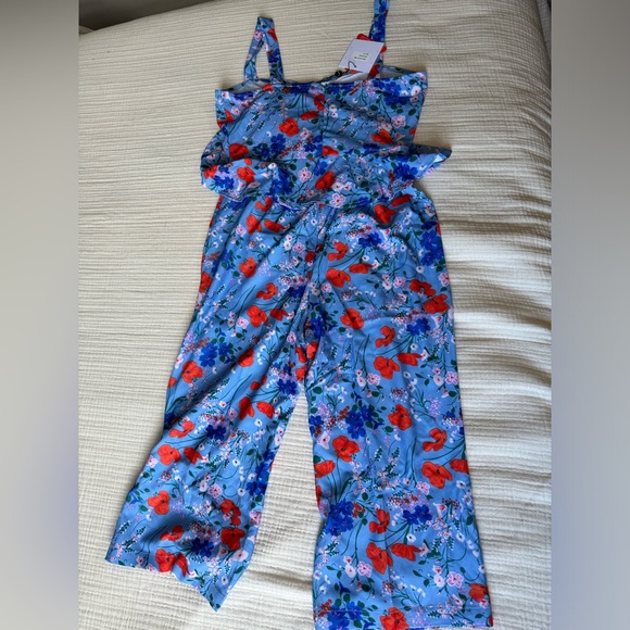 Floral Peplum Jumpsuit - Picture 3 of 3